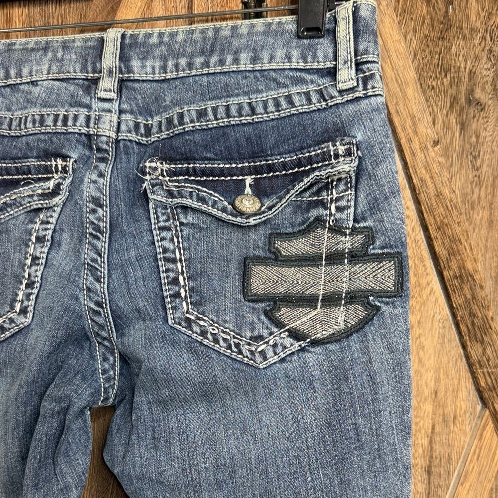 Harley-Davidson Blue Boot Cut Jeans